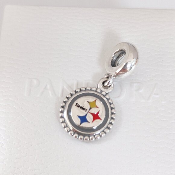 Pandora Pittsburgh Steelers National Football League Exclusive Dangle Charm S925 - Picture 5 of 7